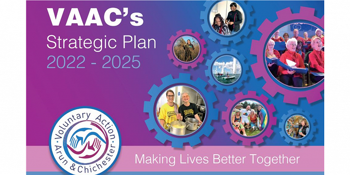 An image of the front cover of the VAAC Strategic Business Plan 2022-2023